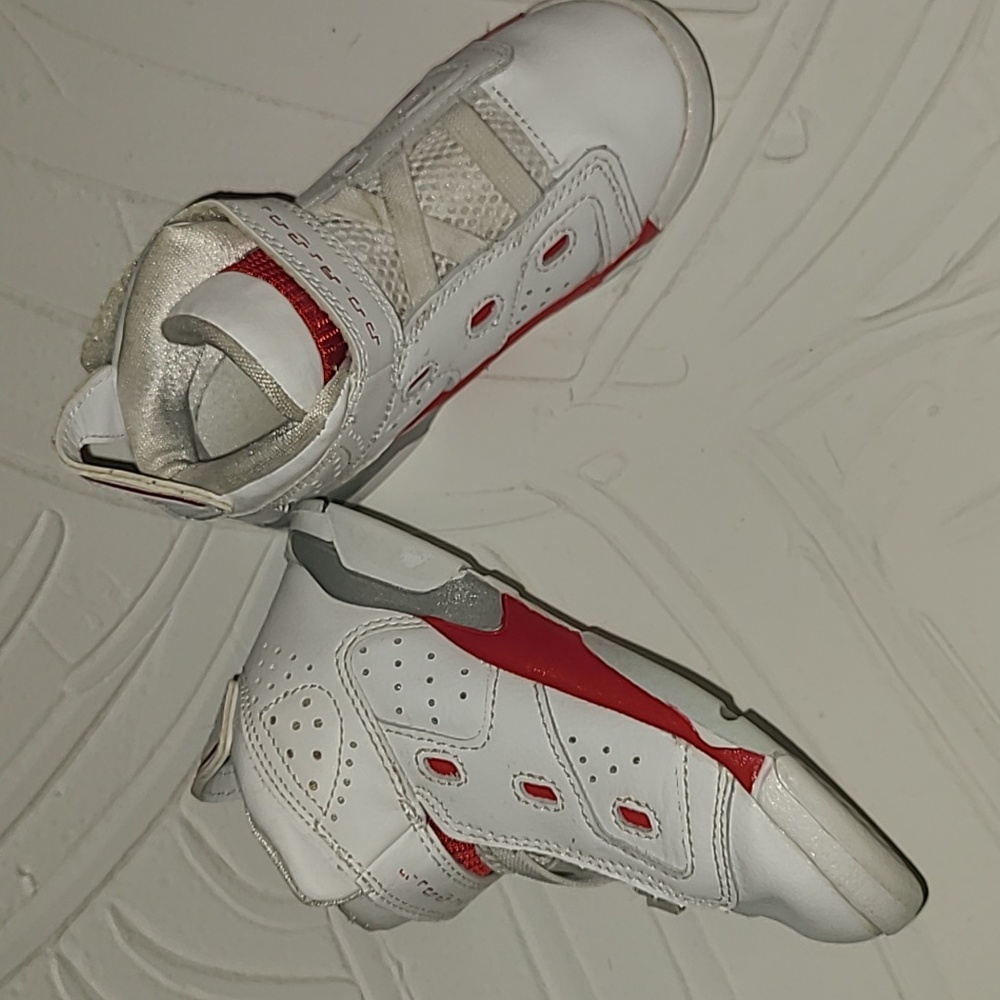 Nike Air Jordan, Red/White Metallic Toddler Shoes 9C DM1158-106